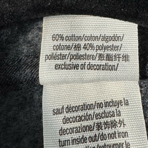 PINK Victoria's Secret Everyday Lounge Full Zip Charcoal Plaid Hoodie Size M - Picture 13 of 14